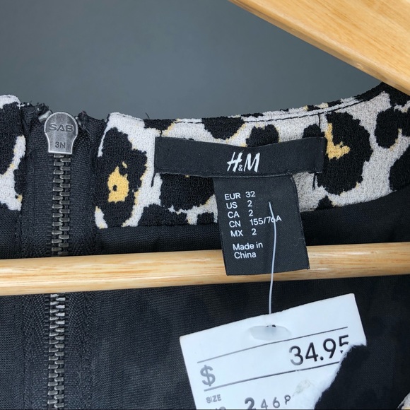 H&M Cheetah Mini Dress - Picture 5 of 6
